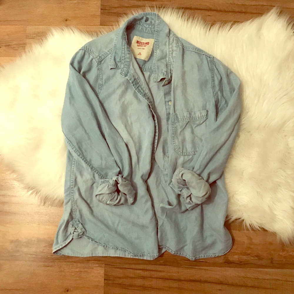 Mossimo denim button up